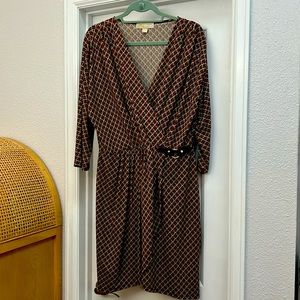 Faux Wrap Dress